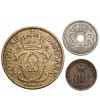 Szwecja / Dania. Zestaw 3 monet: 1 Ore 1903, 10 Ore 1935, 2 korony 1925