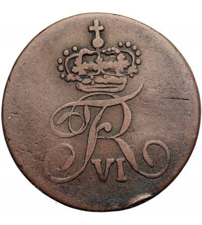 Norway, Frederick VI (1808-1814). 2 Skilling Courant 1810