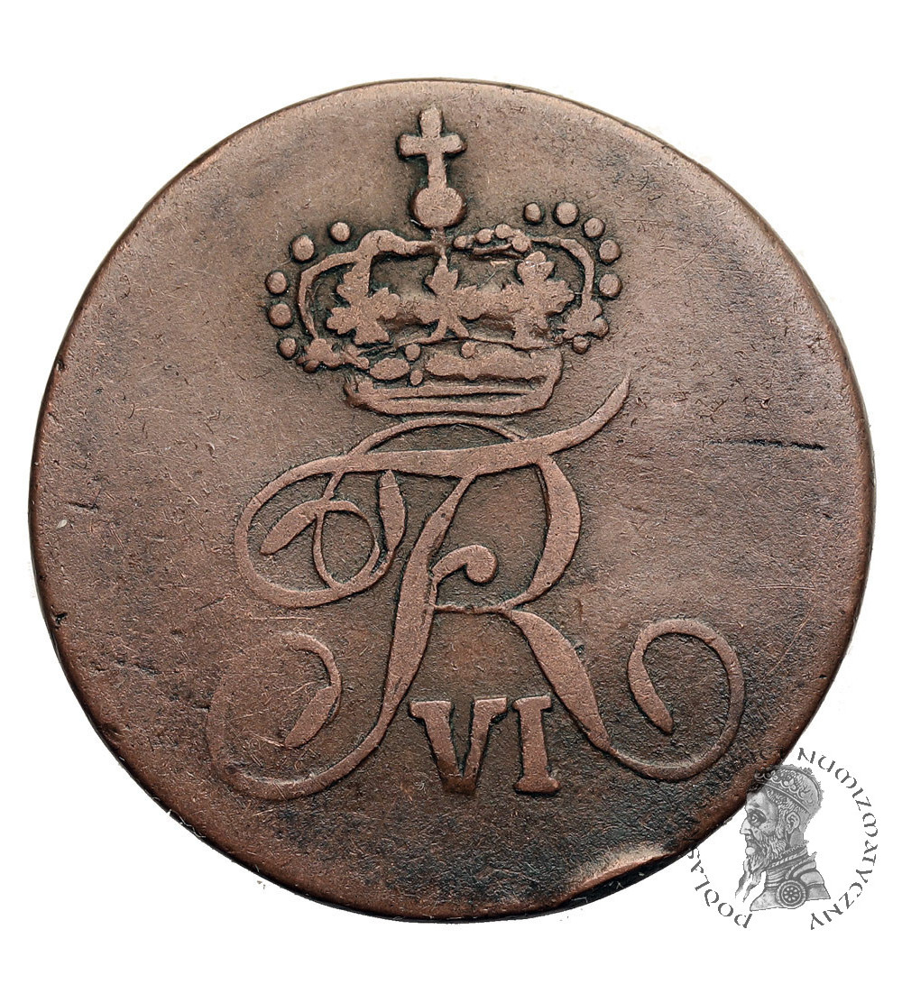 Norway, Frederick VI (1808-1814). 2 Skilling Courant 1810