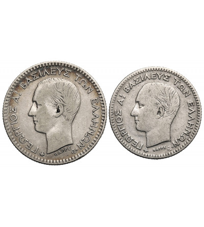 Greece, George I (1863-1913). Set of 2 coins: 20 Lepta 1874 A and 50 Lepta 1874 A
