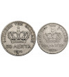 Greece, George I (1863-1913). Set of 2 coins: 20 Lepta 1874 A and 50 Lepta 1874 A