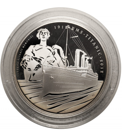 Alderney, Elizabeth II (1952–2022). 5 Pounds 2012, 100 rocznica Titanica - Srebro