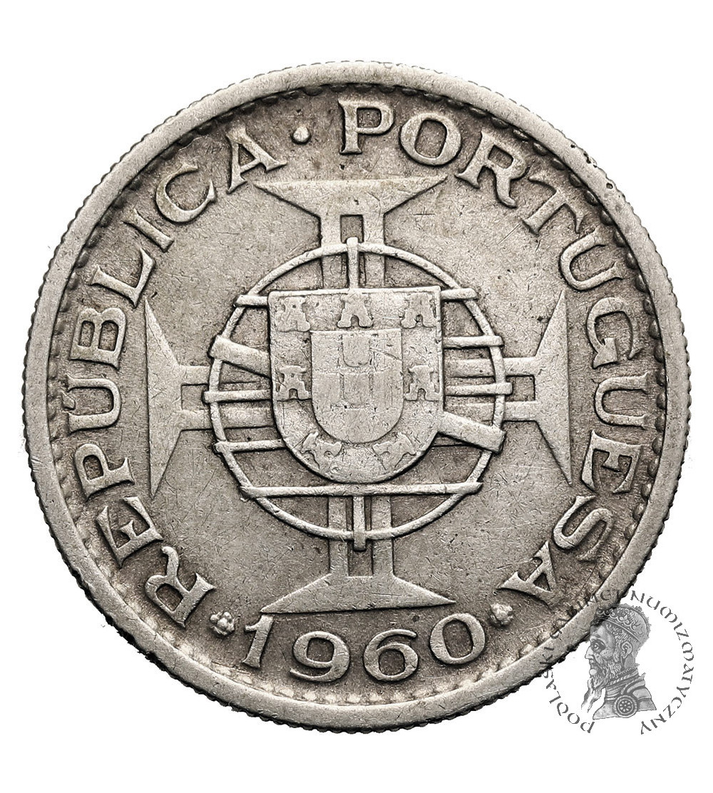 Mozambique, Overseas province of Portugal (1951-1975). 10 Escudos 1960