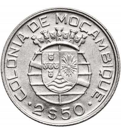 Mozambique, Overseas province of Portugal (1951-1975). 2,5 Escudos 1951