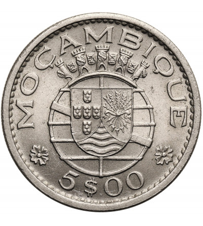 Mozambique, Overseas Province of Portugal (1951-1975). 5 Escudos 1971
