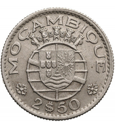 Mozambique, Overseas Province of Portugal (1951-1975). 2,5 Escudos 1953