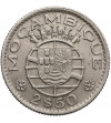 Mozambique, Overseas Province of Portugal (1951-1975). 2,5 Escudos 1953