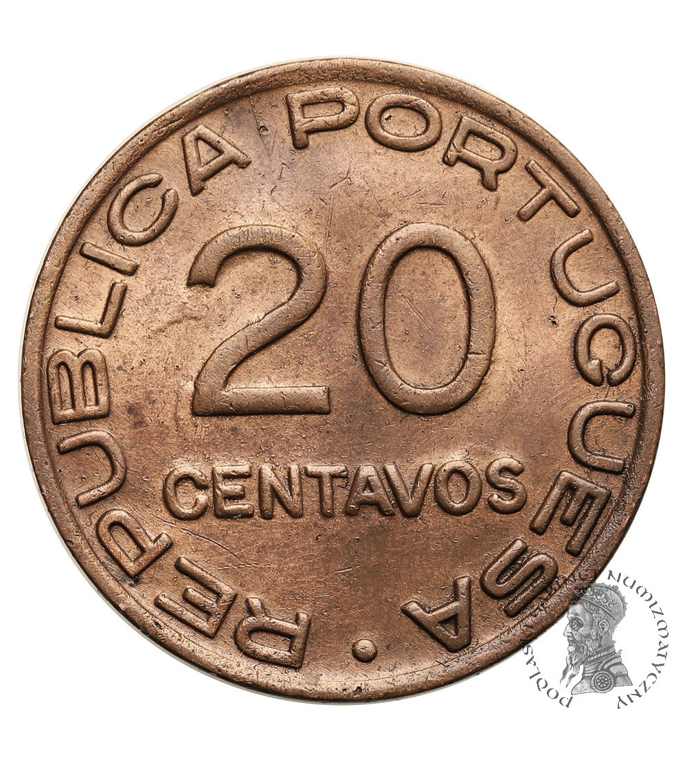 Mozambique, Overseas Province of Portugal (1951-1975). 20 Centavos 1941