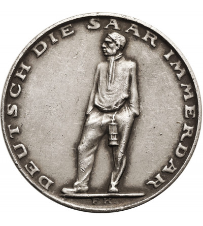 Germany, Third Reich (1933-1945), Saar. Medal 1935 “Josef Killensberger, Unification of the Saarland”