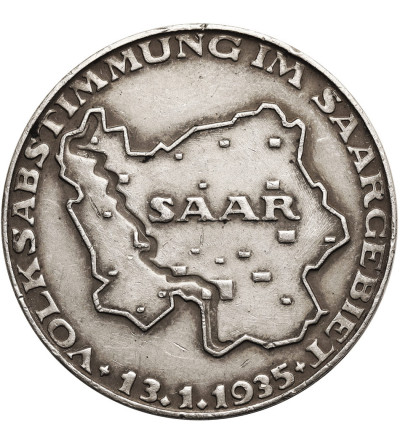 Germany, Third Reich (1933-1945), Saar. Medal 1935 “Josef Killensberger, Unification of the Saarland”