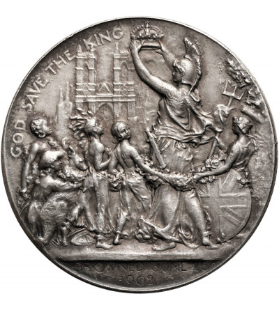 Great Britain, Edward VII (1901-1910). 1902 medal commemorating the coronation of King Edward VII and Queen Alexandra