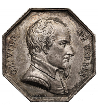 Francja, Tuluza. Medal / Jeton 1825 Olivier de Serres, Towarzystwo Rolnicze w Tuluzie