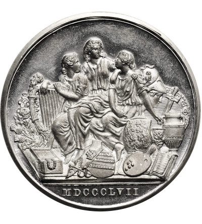 Wielka Brytania, Wiktoria (1837-1901). Medal 1857 Wystawa Skarbów Sztuki, Manchester