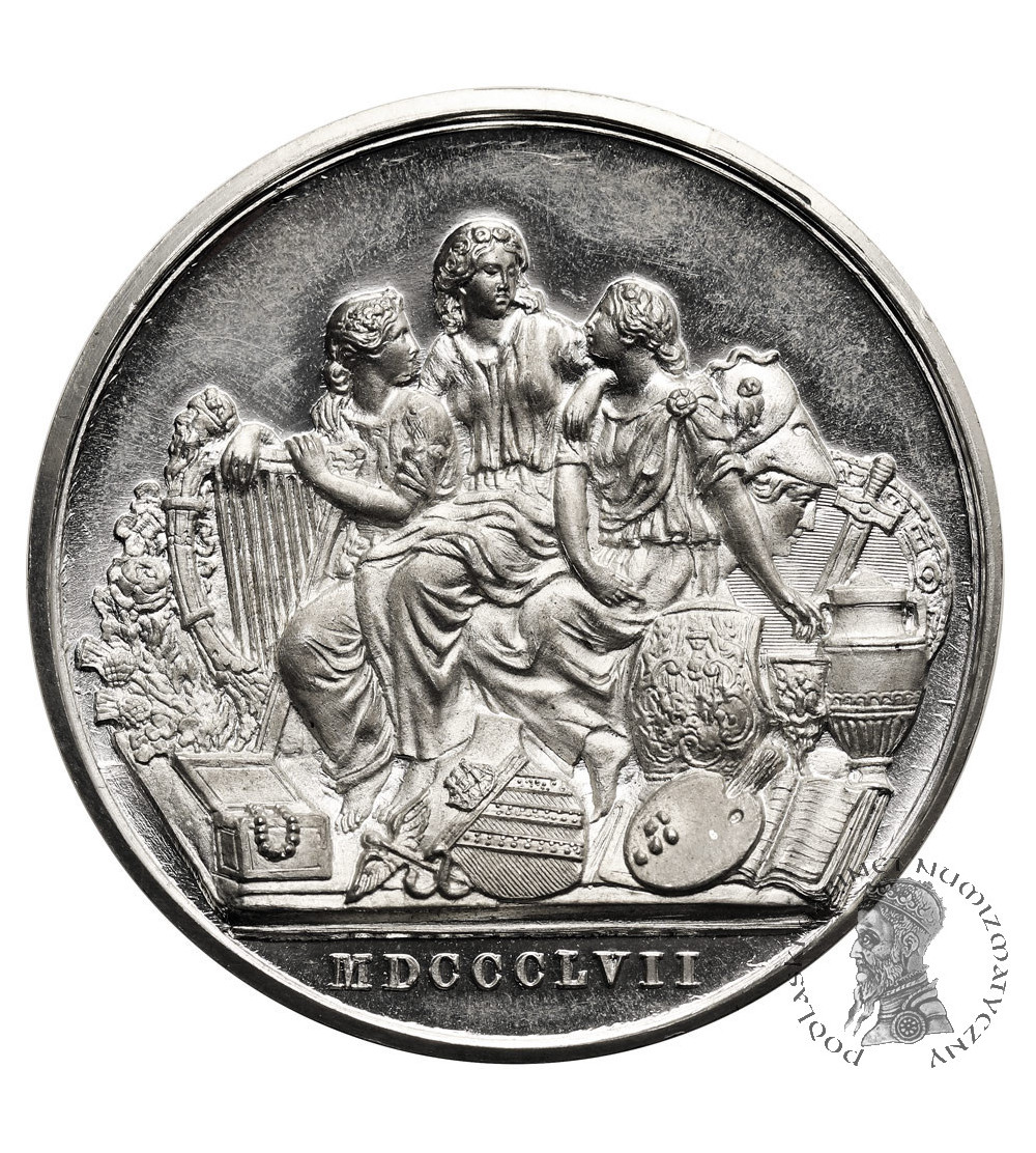 Wielka Brytania, Wiktoria (1837-1901). Medal 1857 Wystawa Skarbów Sztuki, Manchester