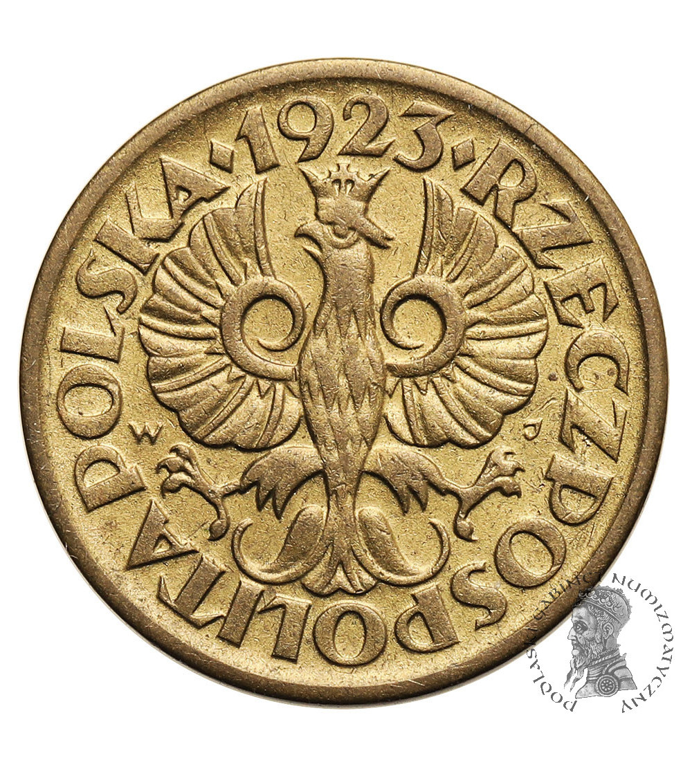 Polska. 5 groszy 1923, Warszawa - mosiądz