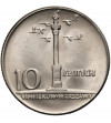 Polska, PRL (1952-1989). 10 złotych 1965, Kolumna Zygmunta (duża)
