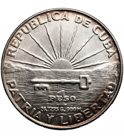 Kuba. 1 Peso 1953, 100 rocznica urodzin José Martí, kubańskiego bohatera narodowego (1853-1895)