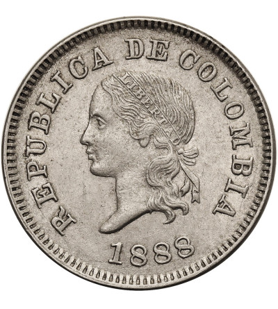 Colombia. 5 Centavos 1888