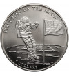 Liberia. 5 Dollars 2000, First Man on the Moon