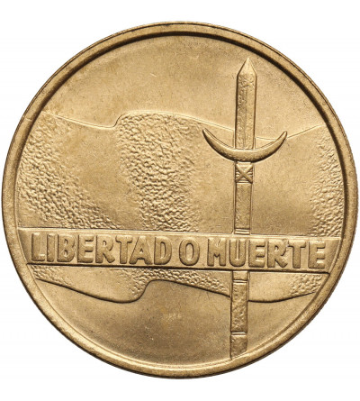 Urugwaj. 5 Pesos 1975, José Artigas, 150 Rocznica Ruchu Rewolucyjnego