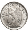 Chile, Republika. 10 Centavos 1915, Kondor