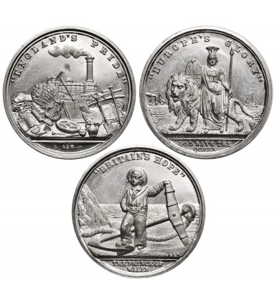 Great Britain, Victoria (1837-1901). Set of three Victorian commemorative medals from 1840