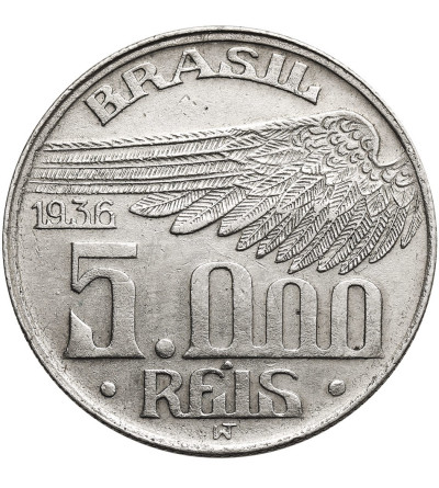 Brazylia. 5000 Reis 1936