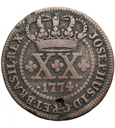 Brazylia, Józef I Reformator (1750-1777). 20 Reis 1774