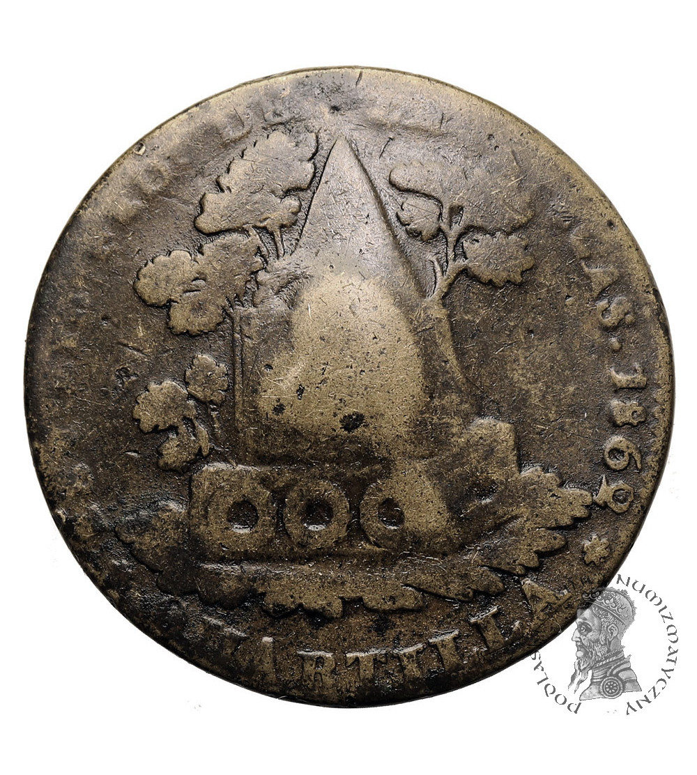 Mexico, Zacatecas. 1/4 Real 1862, “Quartilla” - private hacienda contermark