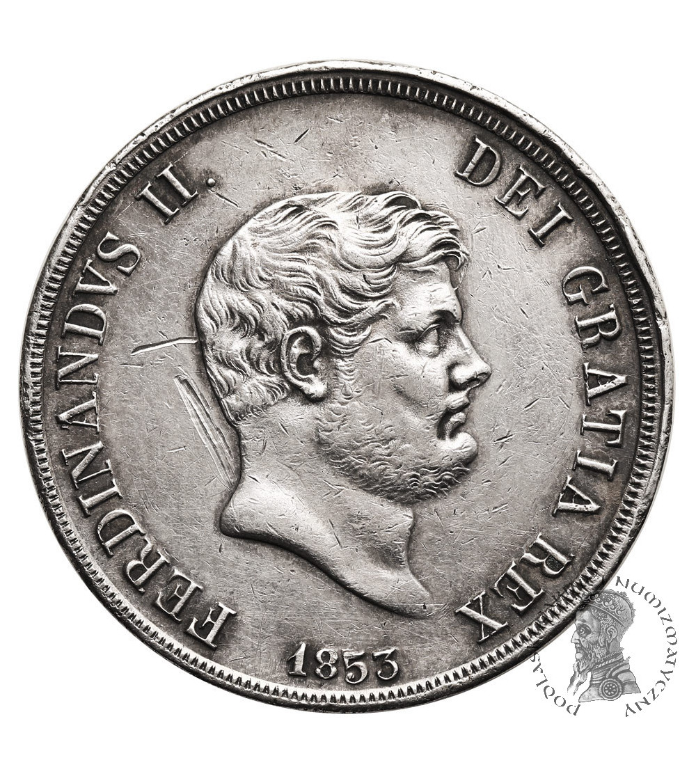 Italy, Kingdom Naples & Sicily, Ferdinand II (1830-1859). 120 Grana 1853