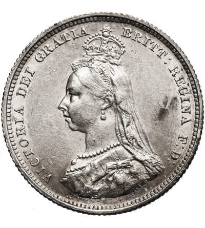 Wielka Brytania, Wiktoria (1837-1901). 1 Szyling (Shilling) 1887