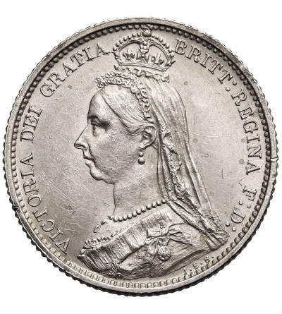 Wielka Brytania, Wiktoria (1837-1901). 6 pensów 1887