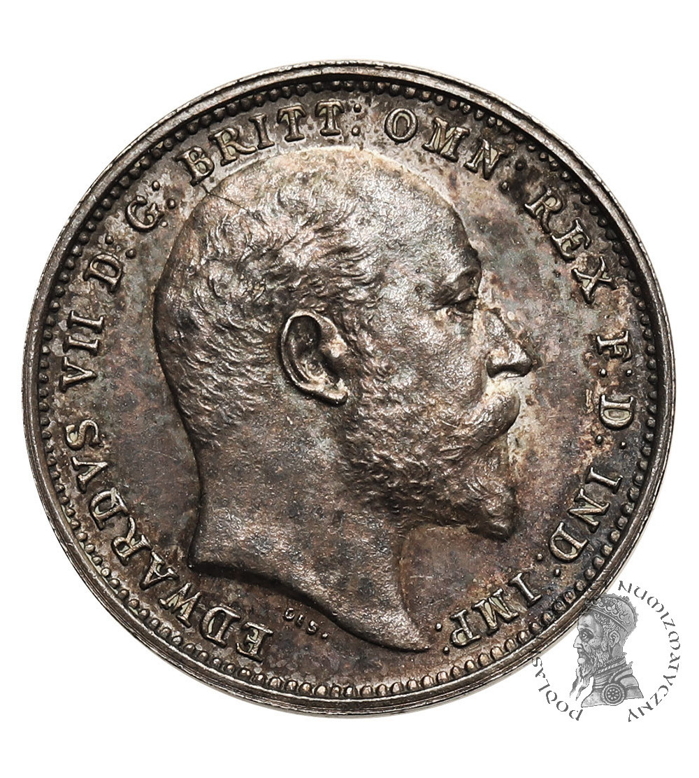 Great Britain, Edward VII (1901-1910). 4 Pence 1905, Maundy