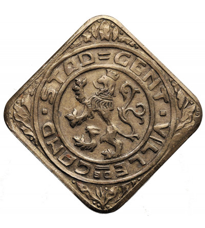 Belgia, Gandawa (Ghent), Albert I (1909-1934) - okupacja niemiecka. 2 franki (Franken) 1915