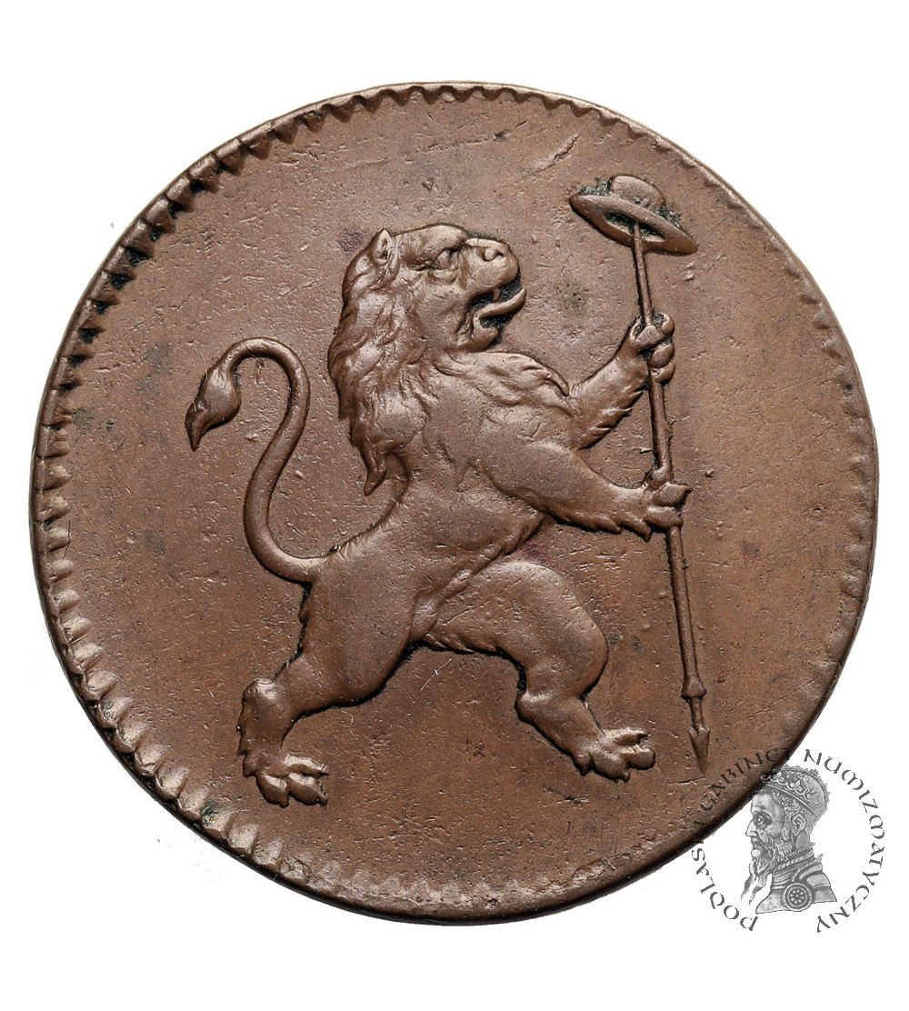 Austrian Netherlands (Belgium). 2 Liards / Oorden 1790, Brussels - Belgian Uprising