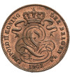 Belgium, Leopold II (1865-1909). 1 Centime 1907, DER BELGEN