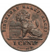 Belgia, Leopold II (1865-1909). 1 Centime 1907,  DER BELGEN