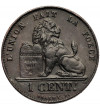 Belgium, Leopold II (1865-1909). 1 Centime 1907, DES BELGES