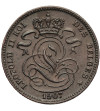 Belgium, Leopold II (1865-1909). 1 Centime 1907, DES BELGES