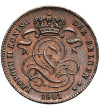 Belgium, Leopold II (1865-1909). 1 Centime 1901/1899, DER BELGEN