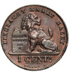 Belgia, Leopold II (1865-1909). 1 Centime 1901/1899, DER BELGEN