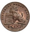 Belgium, Leopold II (1865-1909). 1 Centime 1902 / 1, DER BELGEN