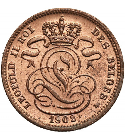 Belgium, Leopold II (1865-1909). 1 Centime 1902, DES BELGES