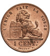 Belgium, Leopold II (1865-1909). 1 Centime 1902, DES BELGES