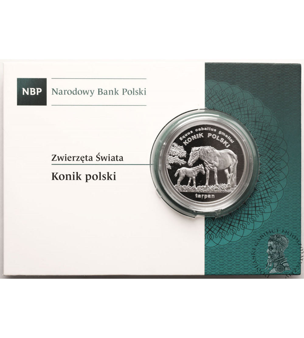 Polska. 20 złotych 2014, Konik polski tarpan (Equus caballus gmelini), seria Zwierzęta Świata