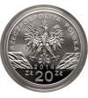 Polska. 20 złotych 2014, Konik polski tarpan (Equus caballus gmelini), seria Zwierzęta Świata