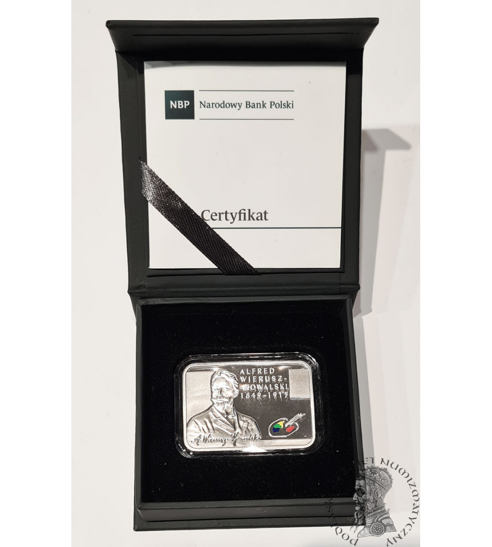 Polska. 20 złotych 2015, Alfred Wierusz-Kowalski, seria: Polscy malarze XIX i XX wieku