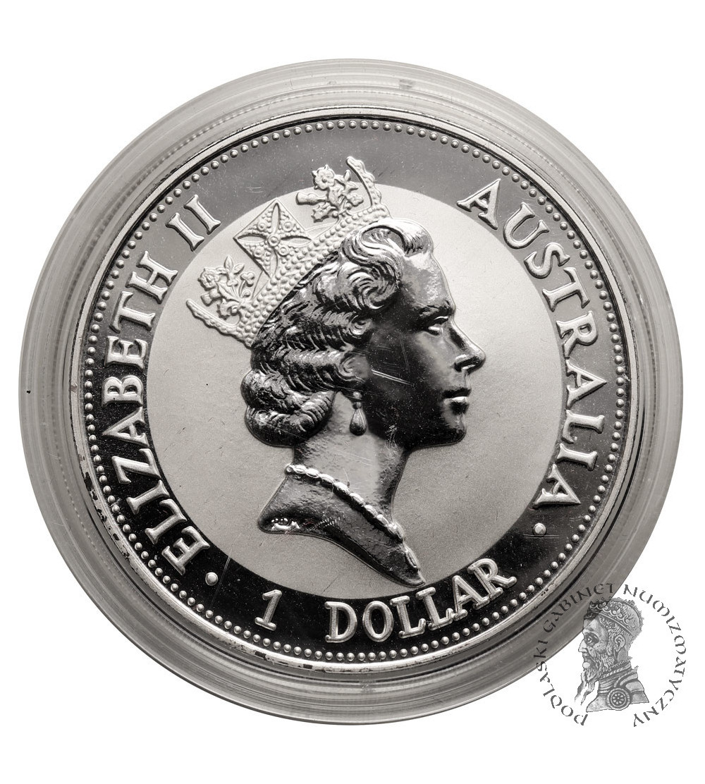 Australia, Elżbieta II (1952-2022). 1 dolar 1992, Kukabura - 1 Oz .999