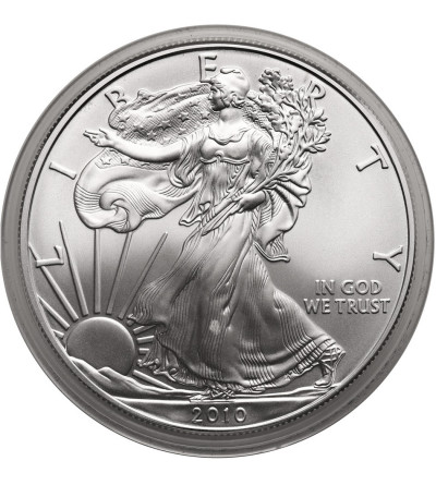 USA. Silver Dollar 2010, American Eagle, Liberty walking- 1 Oz .999