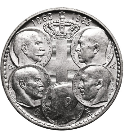Grecja, Paweł I (1947-1964). 30 drachm 1963, 100 rocznica pięciu królów greckich